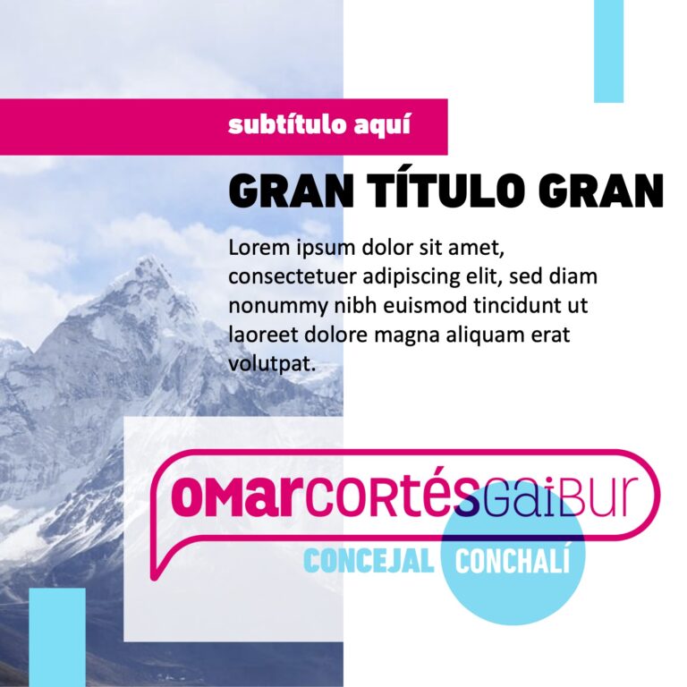 Plantilla texto + foto vertical